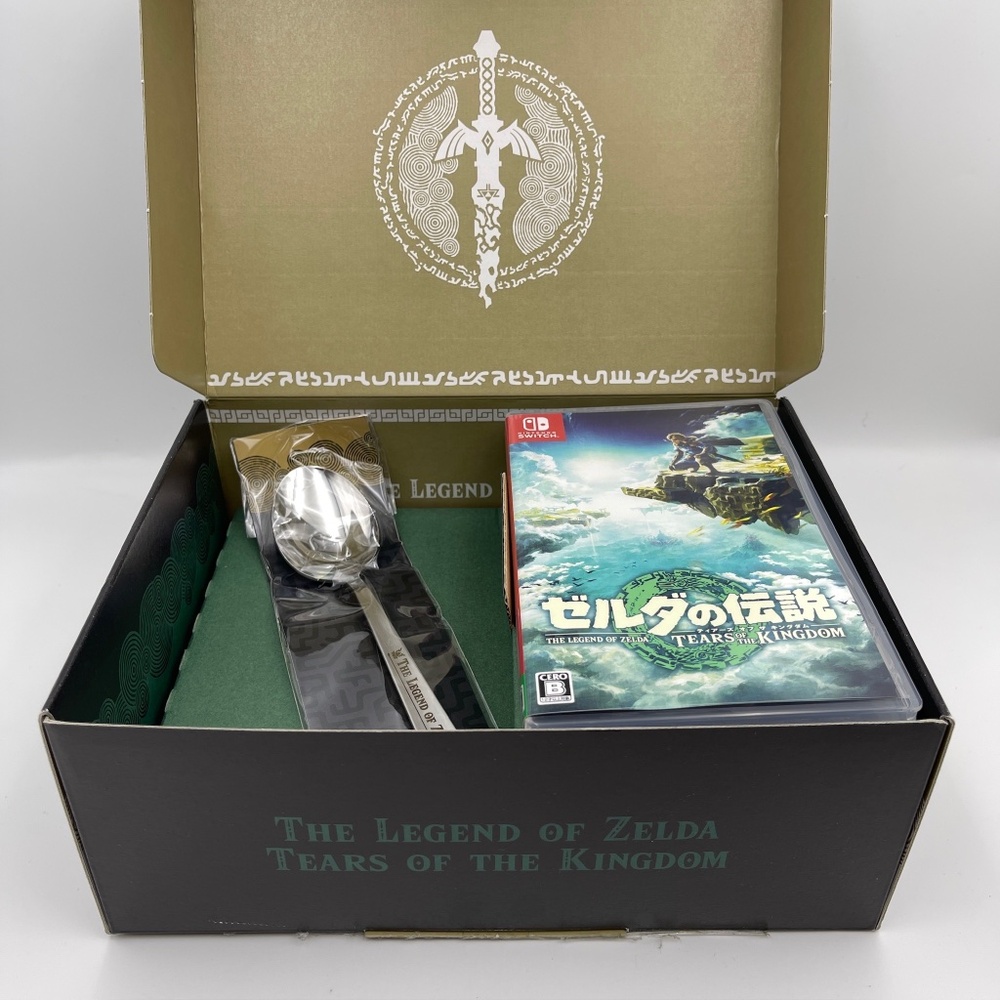 limited Nintendo Switch The Legend of Zelda Tears of the Kingdom with JP Spoon